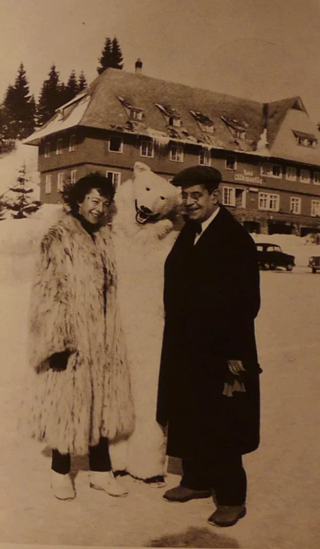سفر زمستانهی لکان و همسرش