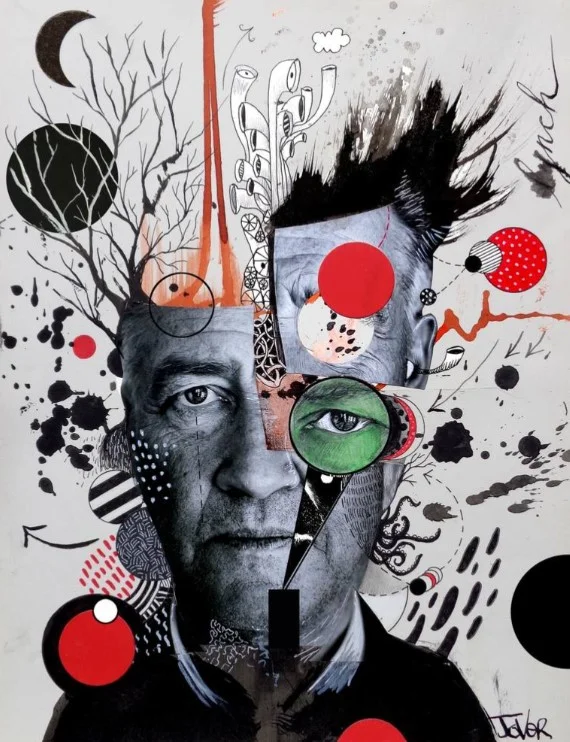 lynch deconstructed Collage by LOUI JOVER