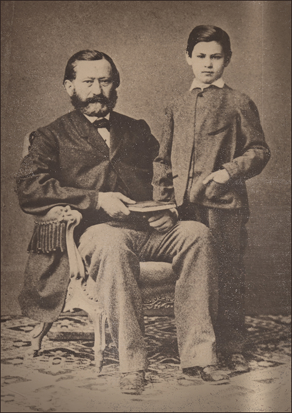 زیگموند فروید و پدرش جیکوب 1866